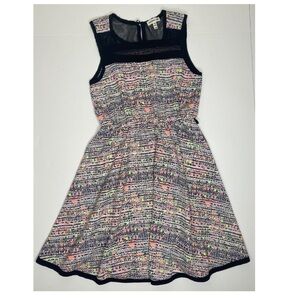 Monteau Girl Sleeveless Dress Multi-Color Sz 10-12
